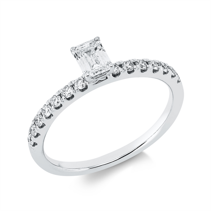 Baguette Ring Weißgold 18kt Ref-1FY98