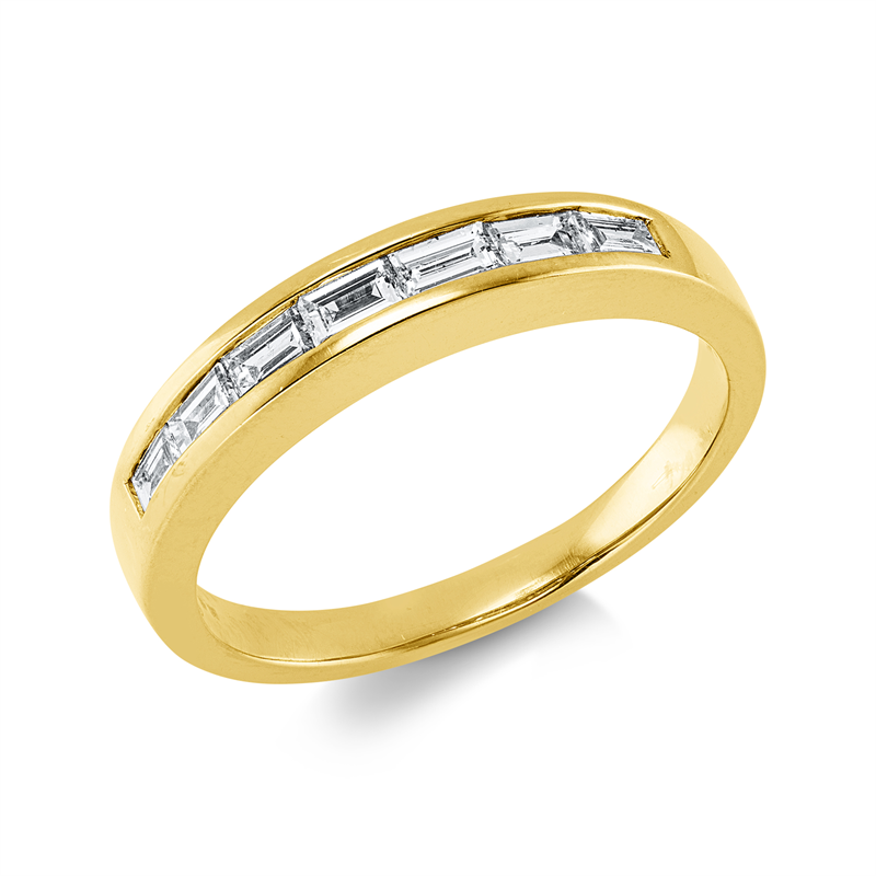 Mehrfachsteinbesatz Ring Rotgold 18kt 0,4ct