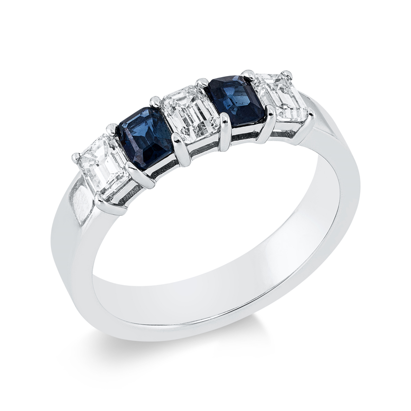 Farbstein Classic Ring Weißgold 18kt 0,73ct