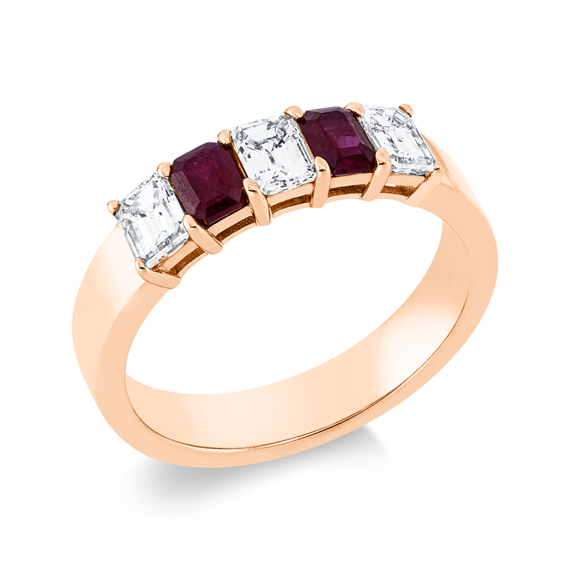 Farbstein Classic Ring Rotgold 18kt 0,77ct
