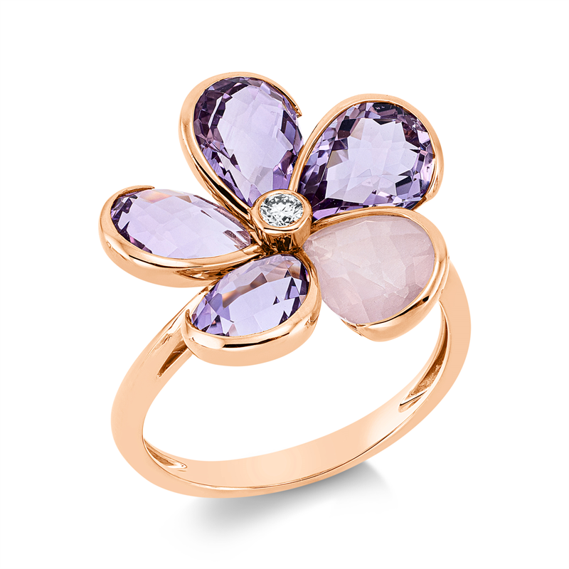 Farbstein Fashion Ring Rotgold 18kt Ref-1GG24