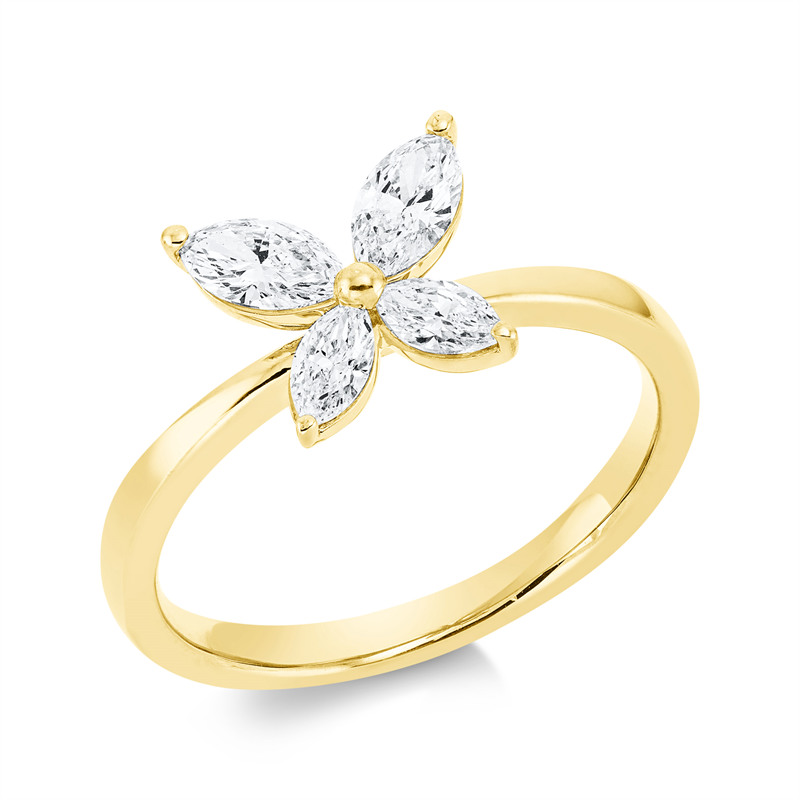Modern Woman Ring Weißgold 18kt 0,6ct