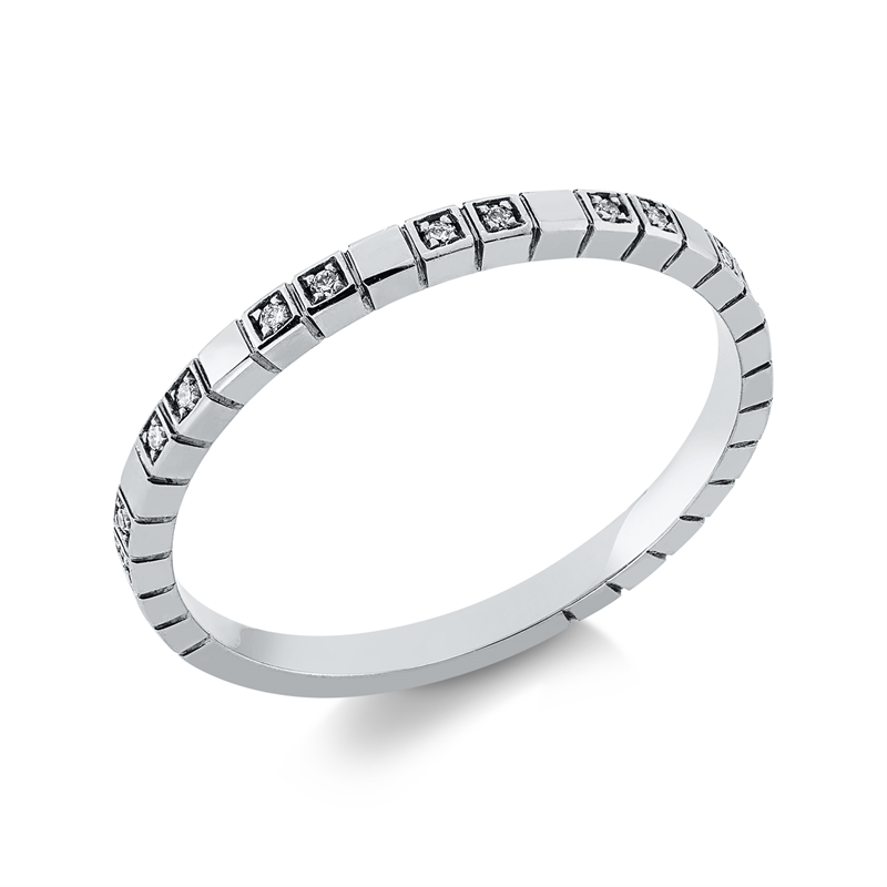 Modern Woman Ring Weißgold 18kt Ref-1GJ25