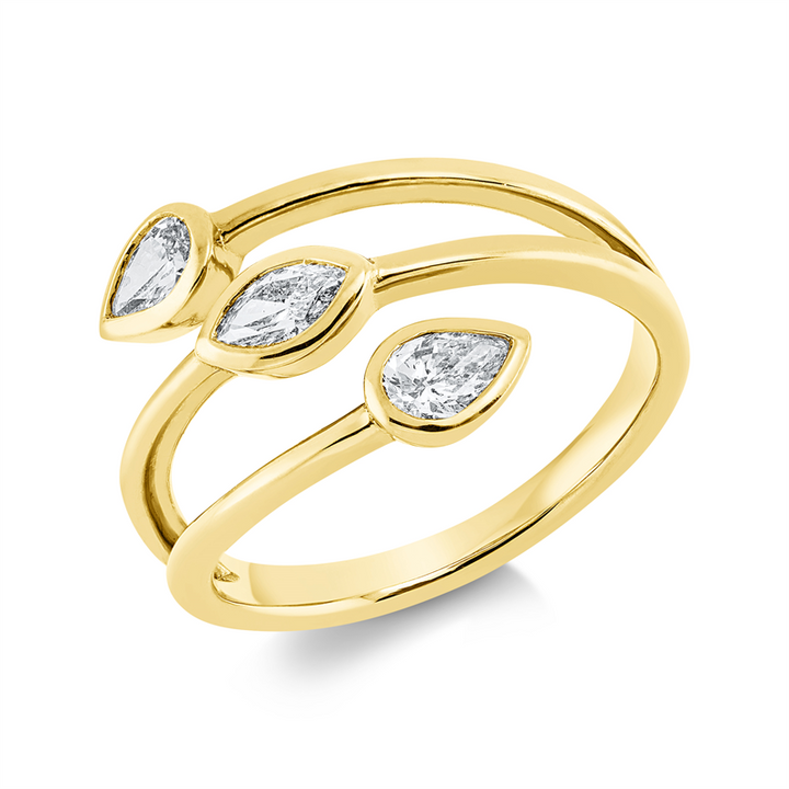 Modern Woman Ring Gelbgold 18kt Ref-1GJ43