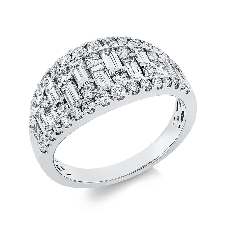 Baguette Ring Weißgold 18kt Ref-1GJ63