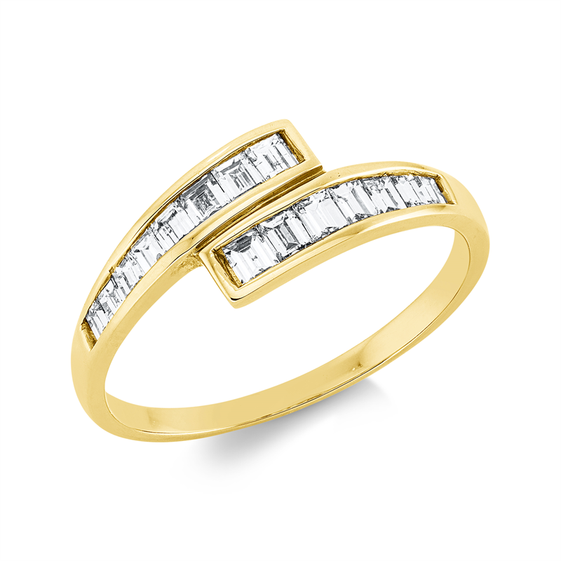 Baguette Ring Gelbgold 18kt 0,53ct