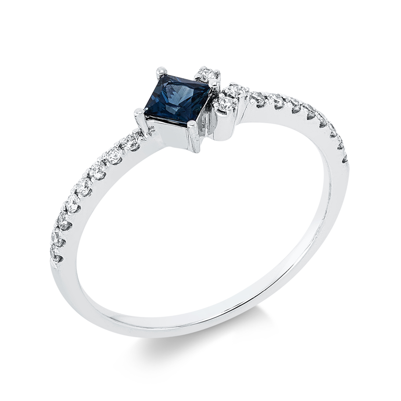 Farbstein Classic Ring Weißgold 18kt Ref-1GO08