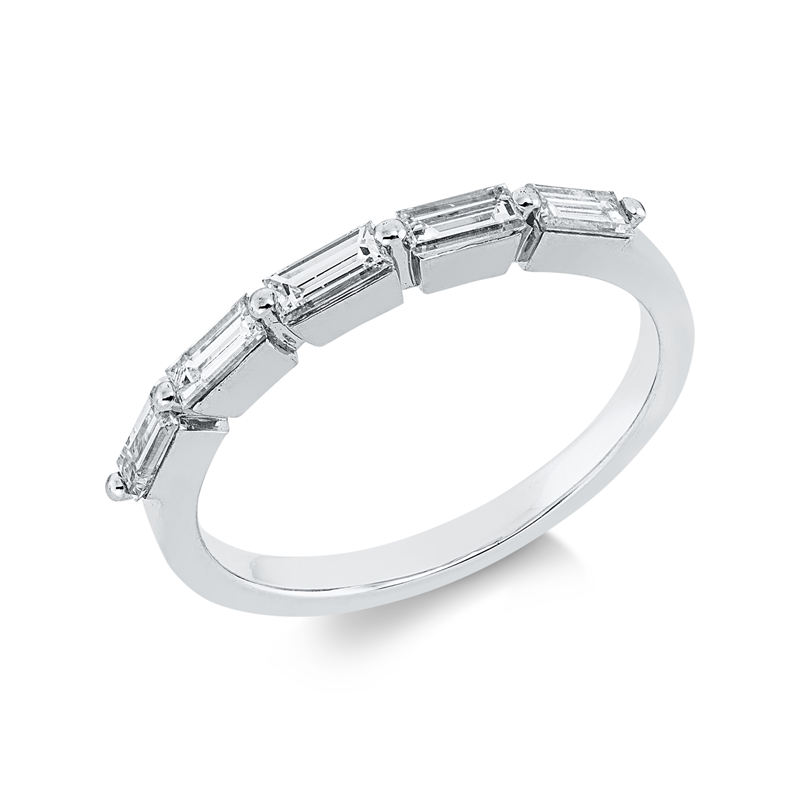 Baguette Ring Weißgold 18kt Ref-1GP85
