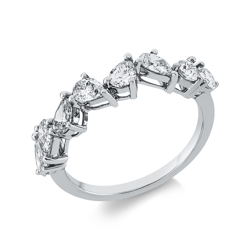 Modern Woman Ring Weißgold 18kt 1,26ct