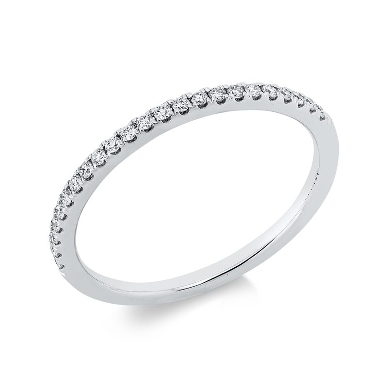 Memoire halb Ring Weißgold 18kt Ref-1GS50