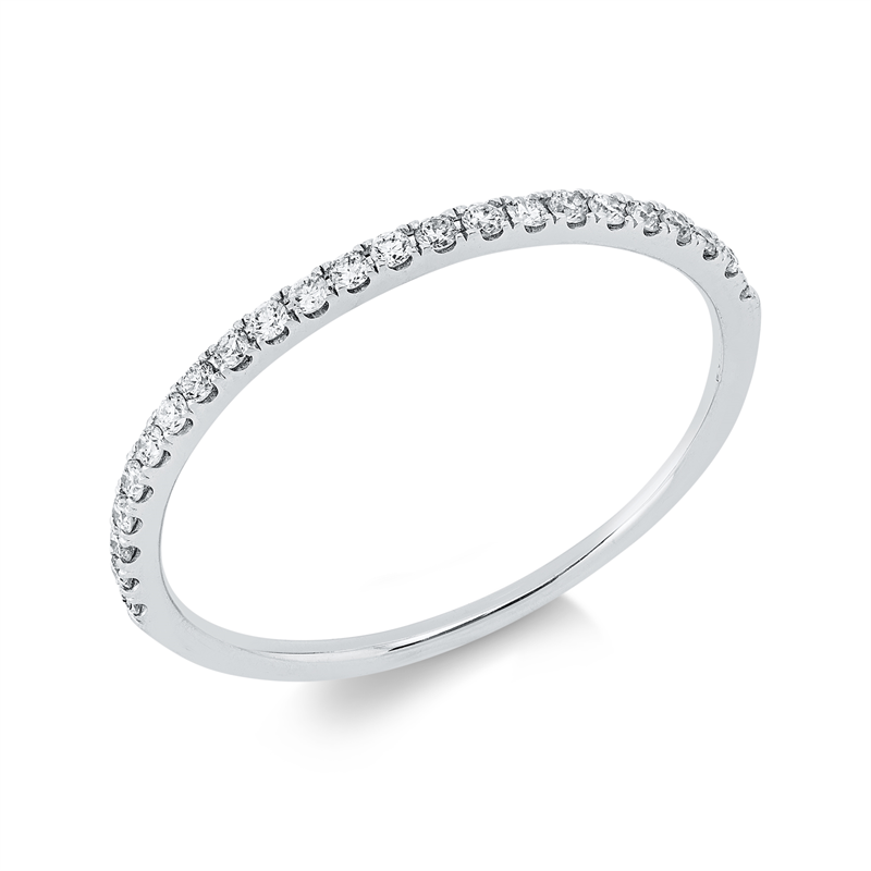 Memoire halb Ring Weißgold 18kt Ref-1GS86
