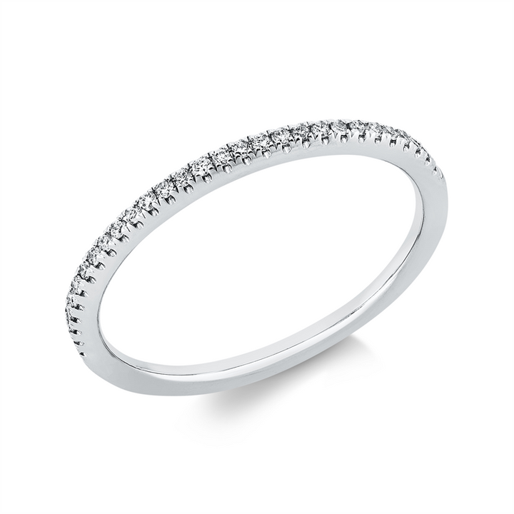 Memoire halb Ring Weißgold 18kt Ref-1GS96