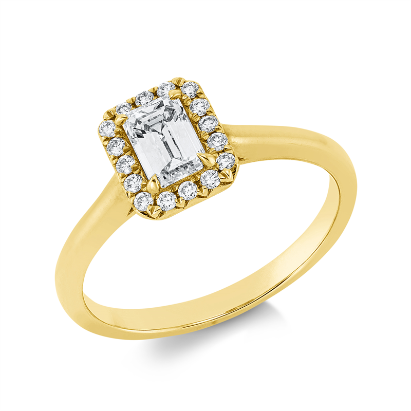 Baguette Ring Gelbgold 18kt 0,68ct