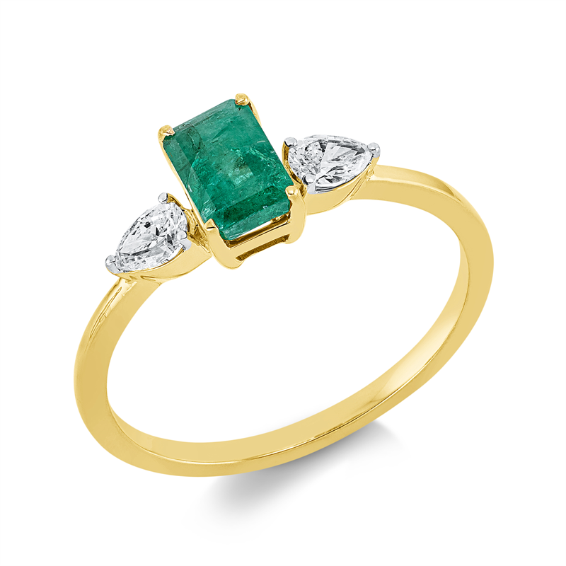 Farbstein Classic Ring Gelbgold 18kt 0,2ct