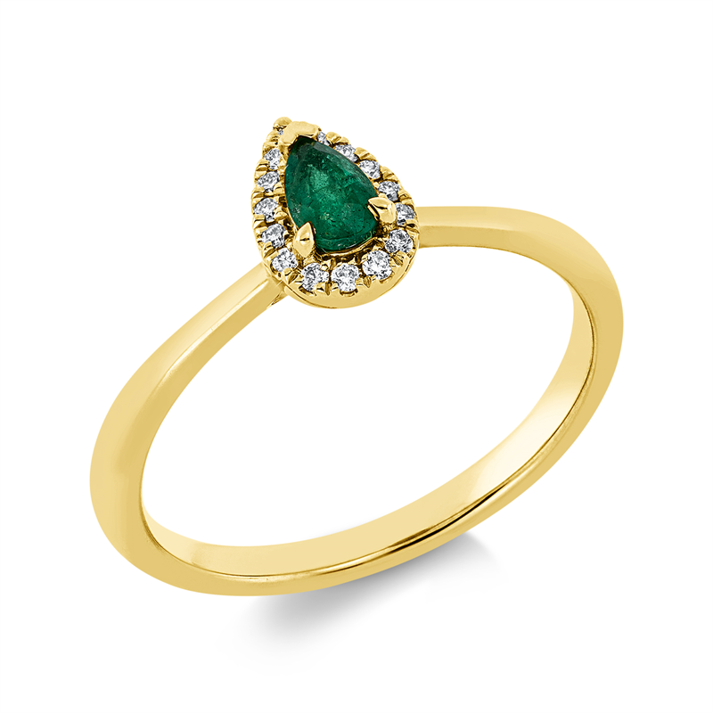 Farbstein Classic Ring Gelbgold 18kt 0,07ct