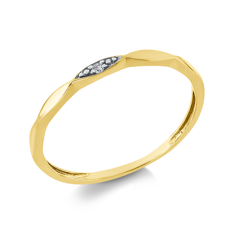 Ring Weißgold 18kt 0,02ct