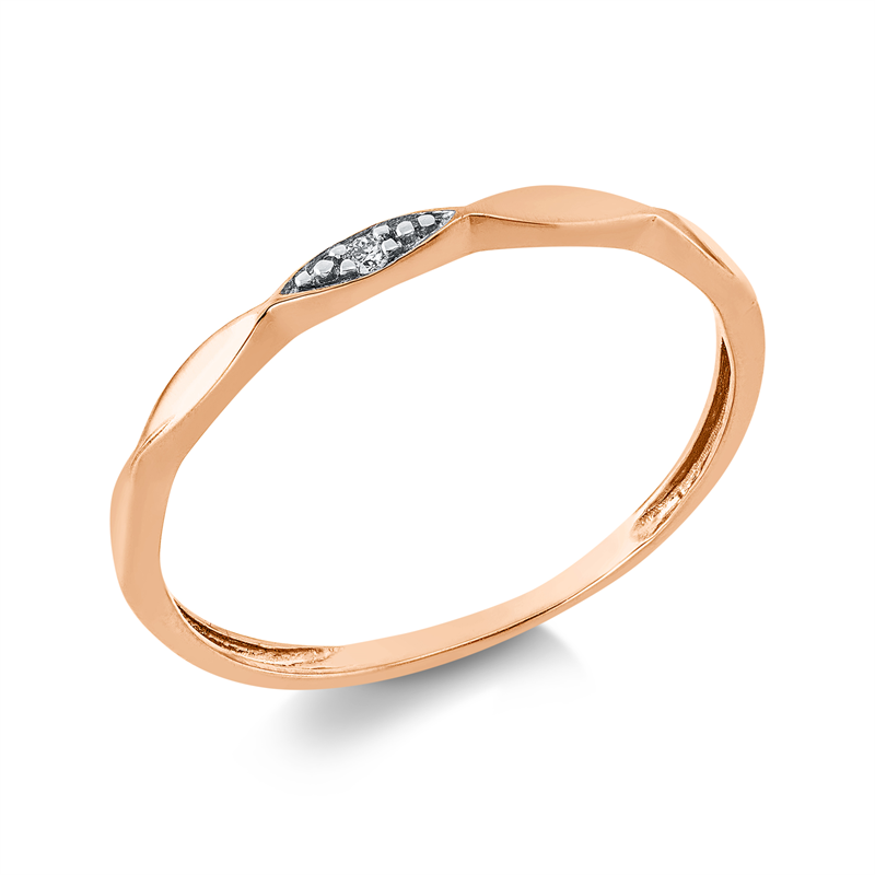 Ring Weißgold 18kt 0,02ct