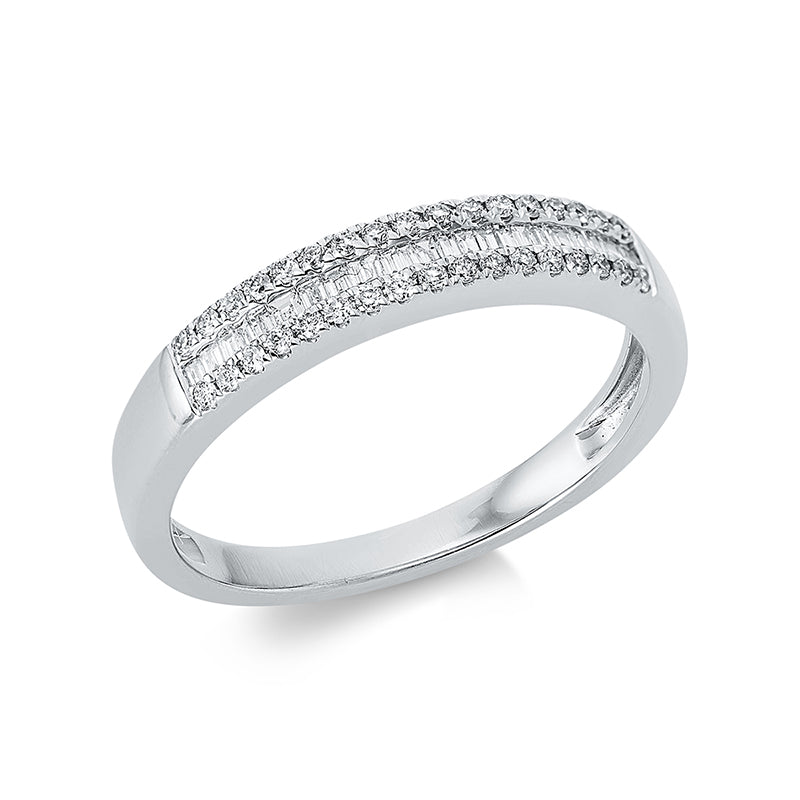 Baguette Ring Weißgold 18kt 0,25ct