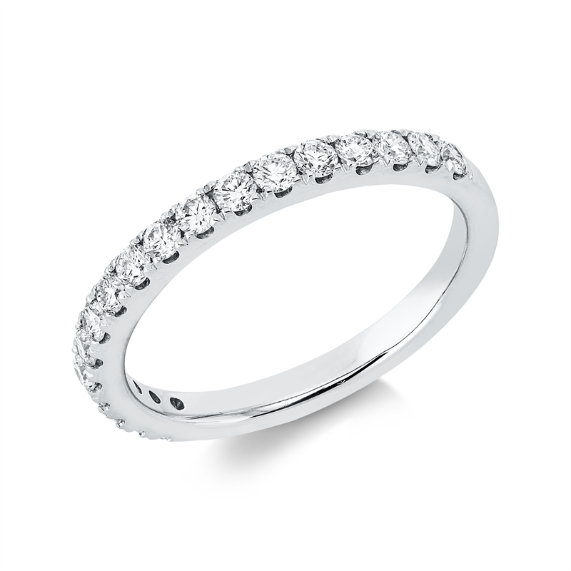 Memoire halb Ring Weißgold 18kt Ref-1HC70