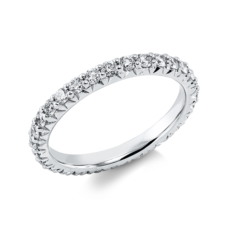 Memoire voll Ring Weißgold 18kt Ref-1HJ98
