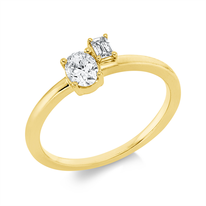 Modern Woman Ring Gelbgold 18kt Ref-1HL03