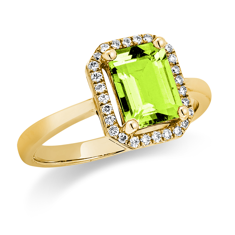 Farbstein Fashion Ring Gelbgold 18kt Ref-1HM10