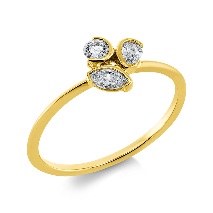 Modern Woman Ring Gelbgold 18kt Ref-1HN24