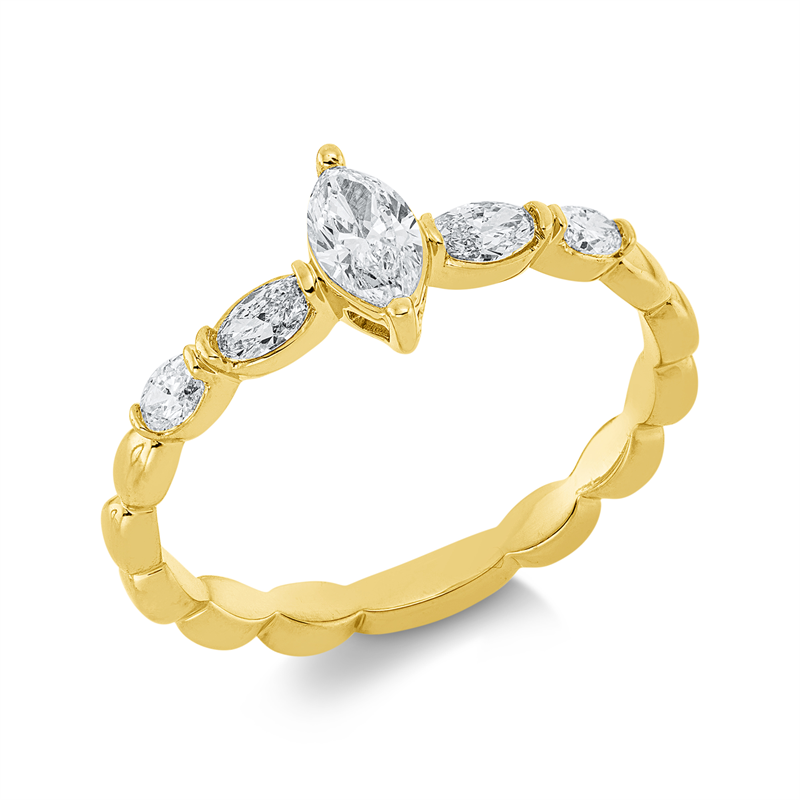 Solitaire Ring Gelbgold 18kt 0,55ct