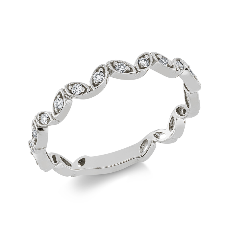 Modern Woman Ring Weißgold 18kt Ref-1HP86