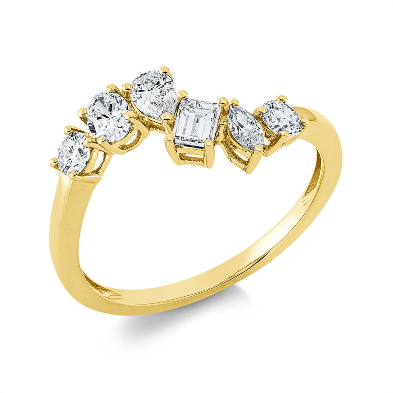 Baguette Ring Gelbgold 18kt Ref-1HP95