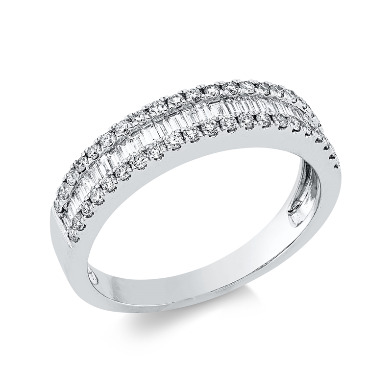 Baguette Ring Weißgold 18kt Ref-1HP96