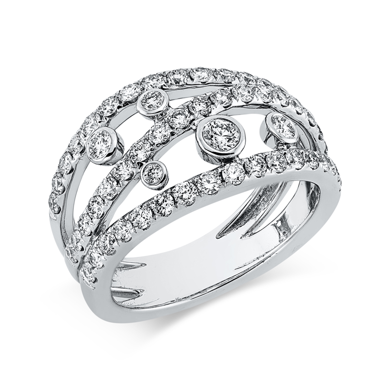 Modern Woman Ring Weißgold 18kt 1,18ct