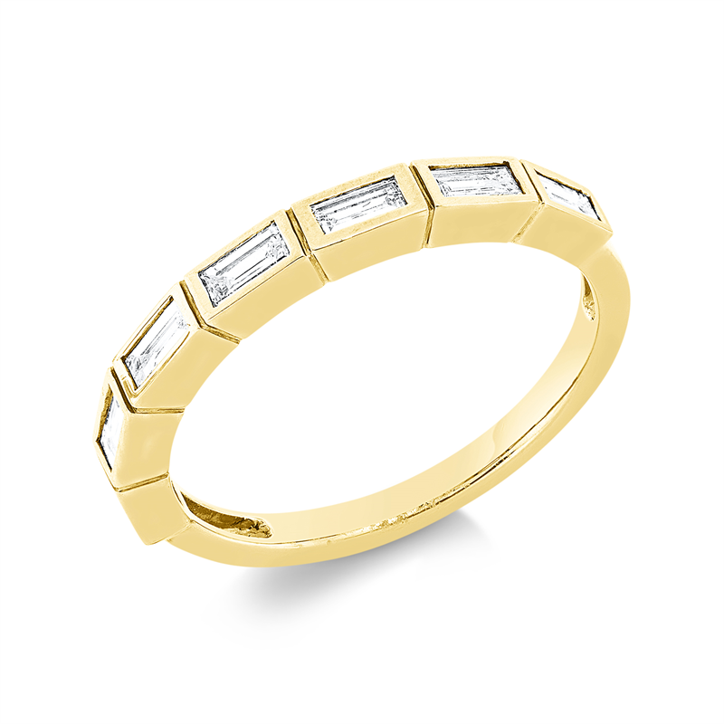 Baguette Ring Gelbgold 18kt 0,43ct