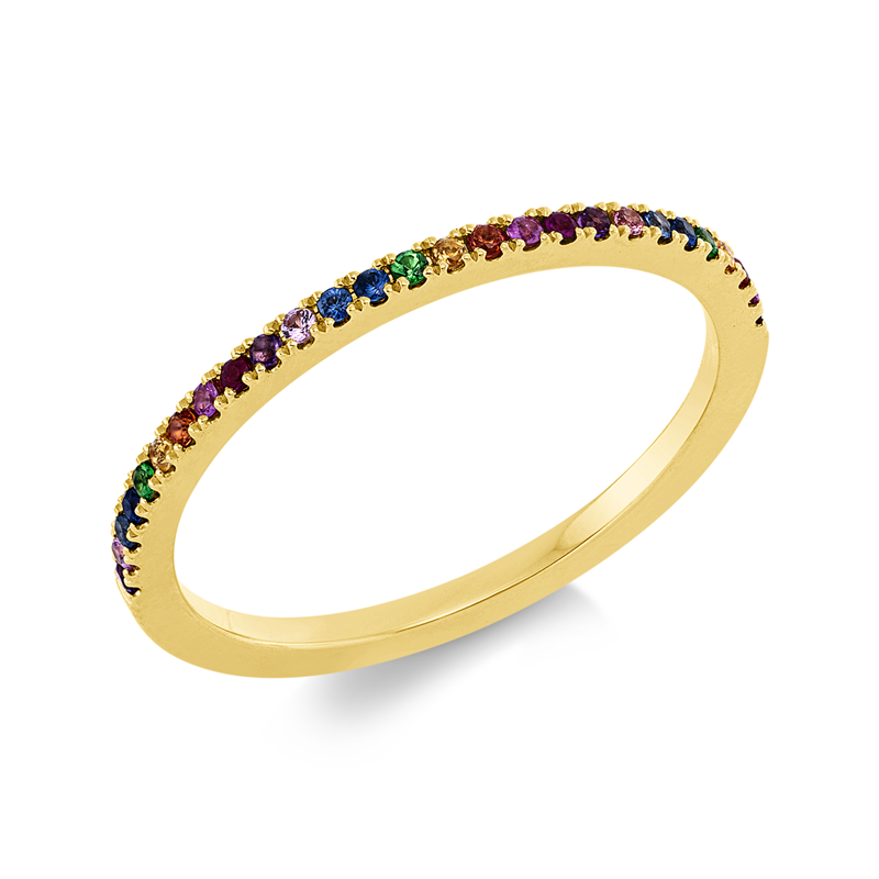 Rainbow & Multicolor Ring Gelbgold 14kt
