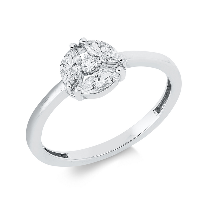Illusion Classic Ring Weißgold 18kt Ref-1HW84