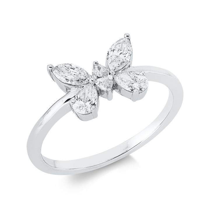 Tier Ring Weißgold 18kt Ref-1HW86