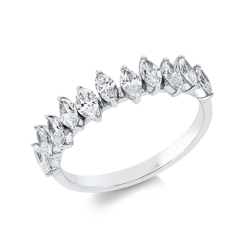 Modern Woman Ring Weißgold 18kt 0,94ct