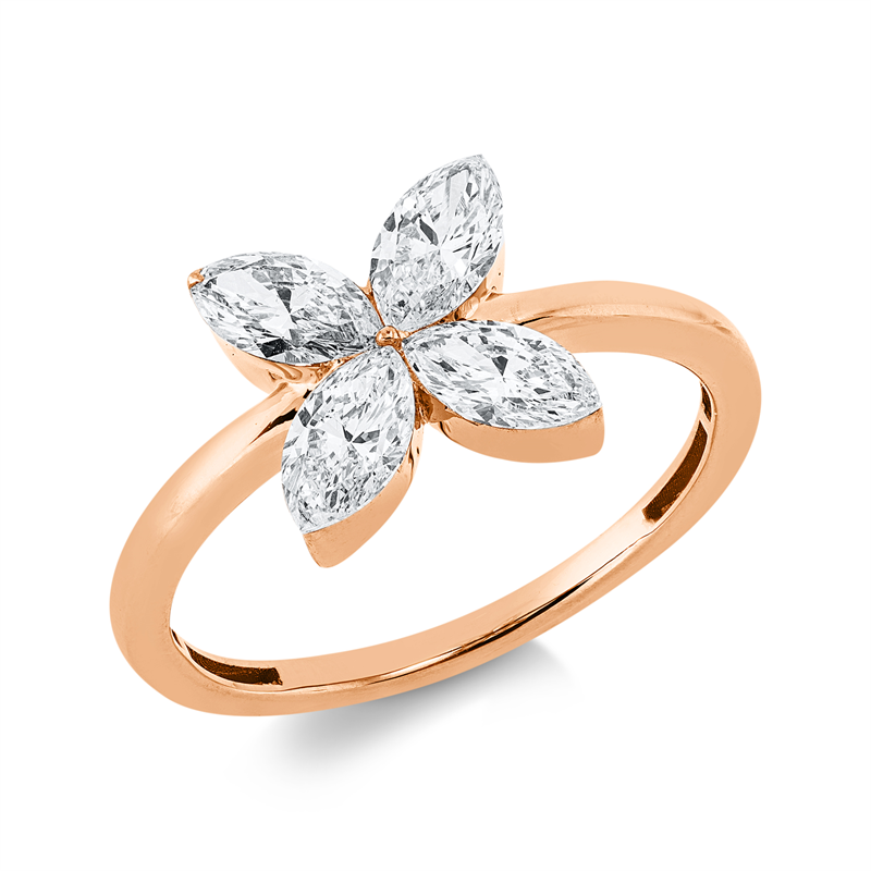 Modern Woman Ring Rotgold 18kt Ref-1HZ77