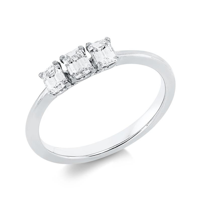 Baguette Ring Weißgold 18kt 0,55ct