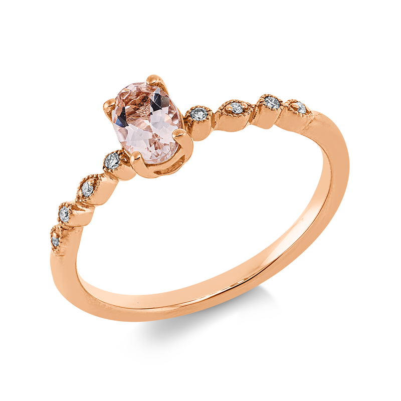 Farbstein Classic Ring Rotgold 18kt 0,03ct