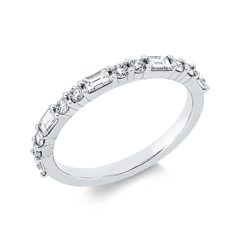 Baguette Ring Weißgold 18kt 0,55ct