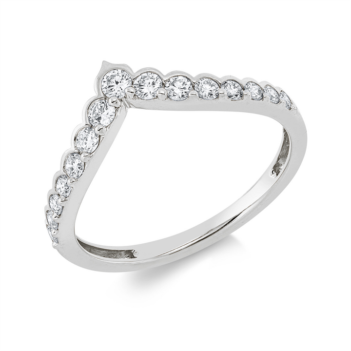 Modern Woman Ring Weißgold 18kt Ref-1IJ25