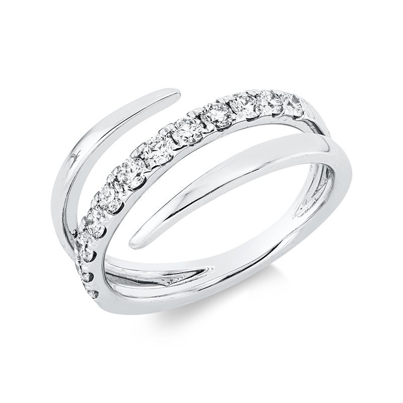 Modern Woman Ring Weißgold 18kt Ref-1IJ72