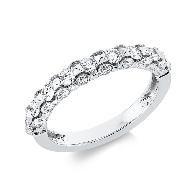 Memoire halb Ring Weißgold 18kt Ref-1IK10