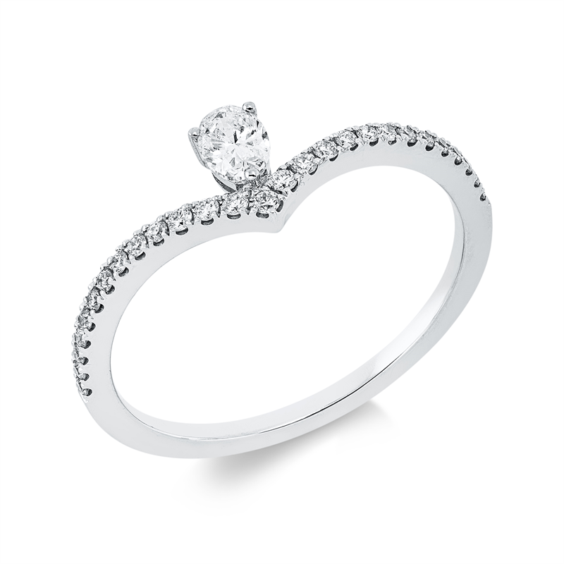 Modern Woman Ring Weißgold 18kt Ref-1IK91