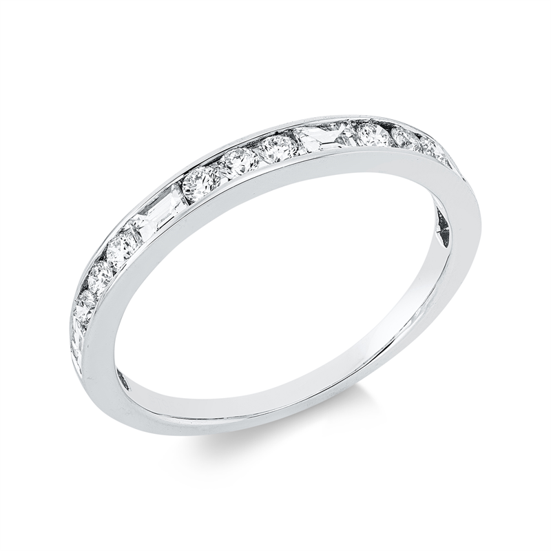 Baguette Ring Platin 95kt 0,52ct