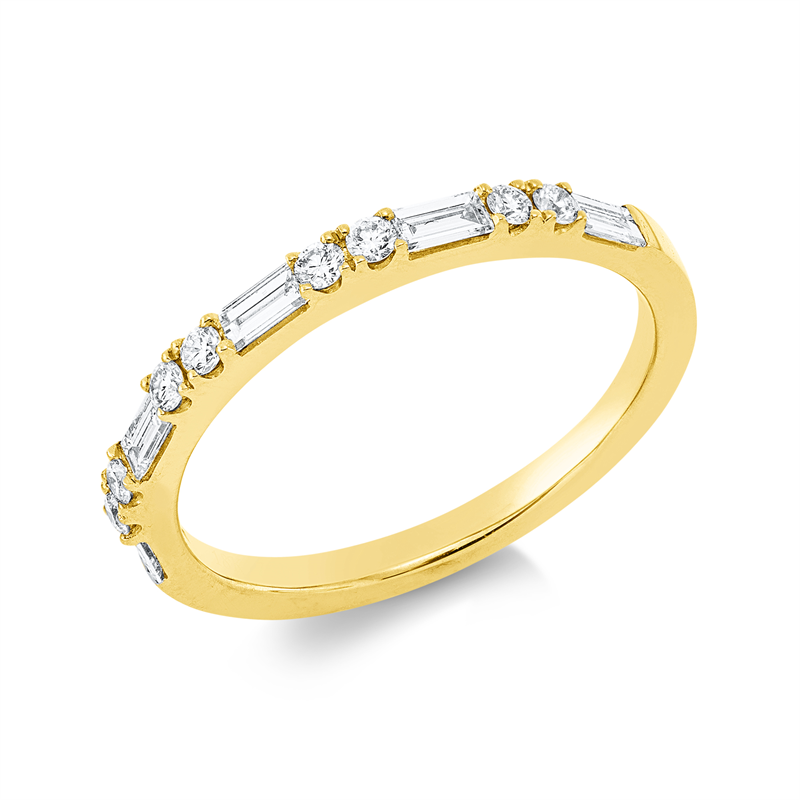 Baguette Ring Gelbgold 18kt 0,38ct