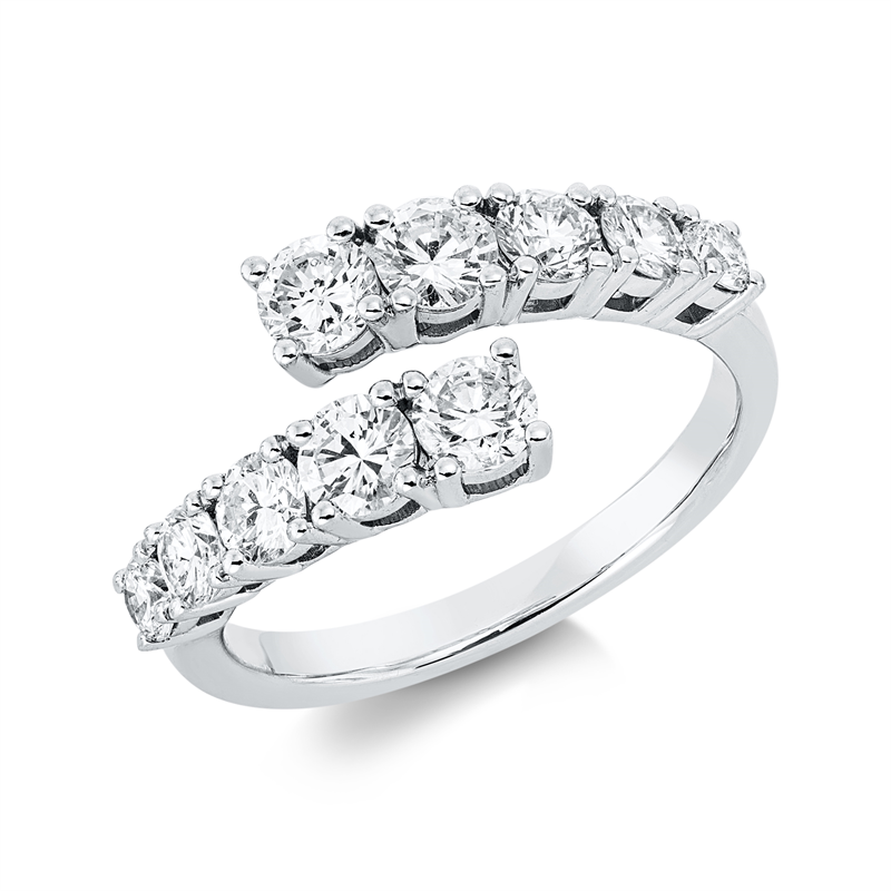 Modern Woman Ring Weißgold 18kt 1,35ct