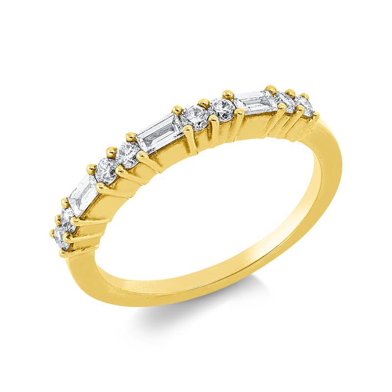Baguette Ring Gelbgold 18kt 0,43ct