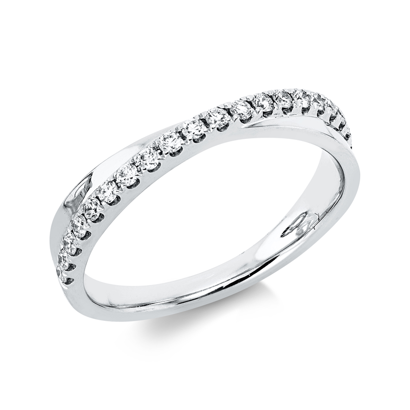 Modern Woman Ring Weißgold 18kt Ref-1IP02
